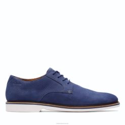 clarks malwood uni nubuck marine Hommes N6R8B3682 Clarks nubuck bleu marine