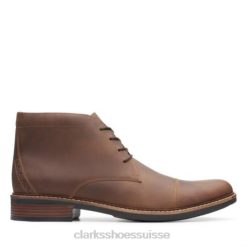 clarks maxton marron moyen Hommes N6R8B4382 Clarks brun