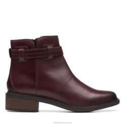 Clarks Maye Easy Cuir marron foncé Cuir marron foncé femmes N6R8B5986 Clarks cuir marron foncé