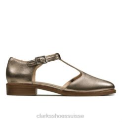Clarks métalliques Taylor Palm Stone femmes N6R8B4030 Clarks pierre métallique