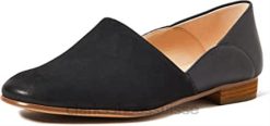 Clarks - Mocassins plats pour femmes - Pure Tone - Noir femmes N6R8B2066 Clarks combi noir combi noir