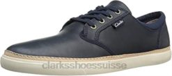 Clarks Navy Torbay Craft Oxford unisexe N6R8B2985 Clarks marine