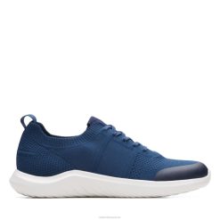 Clarks Nova Lite Lace en tricot bleu marine femmes N6R8B3136 Clarks tricot bleu marine