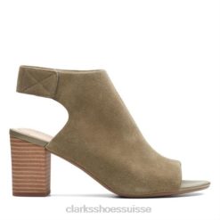 clarks olive deva cloche femmes N6R8B3881 Clarks olive