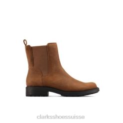 clarks orinoco2 haut brun tabac à priser unisexe N6R8B4178 Clarks tabac à priser brun