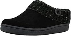 Clarks - Pantoufles en tissu éponge doux à dos ouvert pour femme - Or noir femmes N6R8B4 Clarks or noir