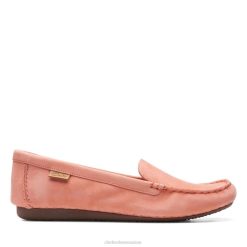Clarks Peach Nubuck Freckle Walk Pêche Nubuck femmes N6R8B6505 Clarks nubuck pêche