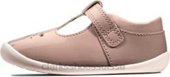 Clarks Pink (pink pat pink pat) pantoufles basses unisexes pour garçons Roamer Star T enfants N6R8B1017 Clarks