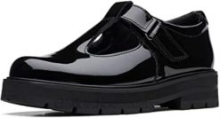 clarks prague brill chaussures en cuir plus anciennes noir unisexe N6R8B35 Clarks