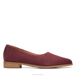 clarks pure walk daim bordeaux daim bordeaux femmes N6R8B6114 Clarks daim bordeaux