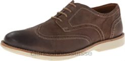 clarks raspbrogue oxford en daim taupe unisexe N6R8B2355 Clarks daim taupe