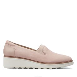 Clarks Sharon Dolly rose poussiéreux femmes N6R8B3394 Clarks rose poussiéreux