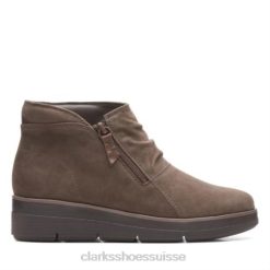 clarks shaylup en daim taupe unisexe N6R8B4105 Clarks daim taupe