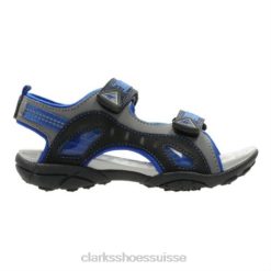 clarks solar flash 3 fst g fit bleu unisexe N6R8B4850 Clarks bleu