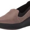 Clarks Step Rose Moon Platform pour femme en étain synthétique femmes N6R8B890 Clarks étain synthétique