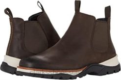 clarks topton chelsea cuir gras noir cuir gras marron foncé unisexe N6R8B1634 Clarks cuir gras marron foncé