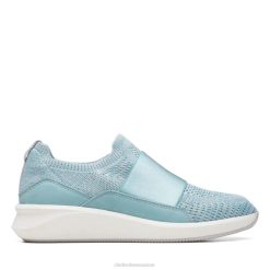 Clarks Un Rio Knit tricot turquoise tricot turquoise femmes N6R8B6506 Clarks tricot turquoise