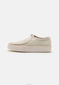 clarks wallabee cup chaussures à lacets décontractées unisexe N6R8B7136 Clarks blanc