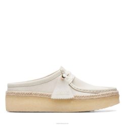 clarks wallabee cup lo daim blanc femmes N6R8B3290 Clarks daim blanc