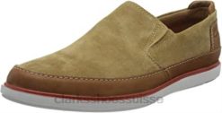 combi en cuir suédé sable foncé mocassins bratton step pour hommes clarks0 Hommes N6R8B1328 Clarks combi en cuir suédé sable foncé