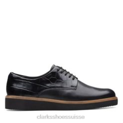 combi noir clarks glickly derby femmes N6R8B3867 Clarks combi noire