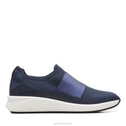 combinaison bleu marine clarks un rio knit combinaison marine unisexe N6R8B5128 Clarks combinaison marine
