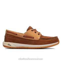 combinaison clarks ormand boat tan Hommes N6R8B4482 Clarks combinaison beige