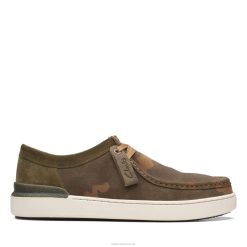 combinaison olive foncé clarks court lite wally Hommes N6R8B3520 Clarks combi olive foncé