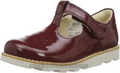 couronne de fille wish t ballet flat clarks merlot enfants N6R8B559 Clarks merlot