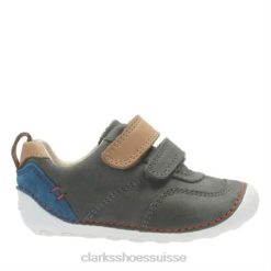 cuir gris ti ny aspire fst g fit clarks unisexe N6R8B4972 Clarks cuir gris