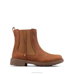 cuir marron clair clarks astrol ortoddler cuir marron clair unisexe N6R8B5744 Clarks cuir beige