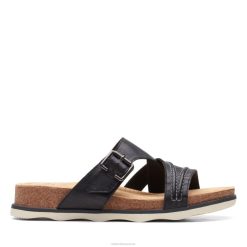 Cuir noir Brynn Hope Clarks femmes N6R8B3324 Clarks Cuir noir