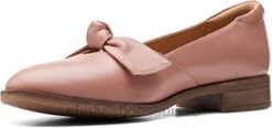 cuir rose trish wave clarks unisexe N6R8B436 Clarks cuir rose