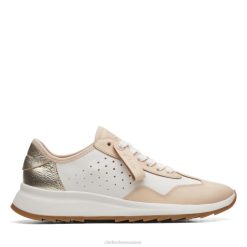 Dash Lite Lace Sable clair/Blanc Sable clair/Clarks blancs femmes N6R8B5142 Clarks sable clair/blanc