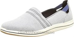 Denim Clarks Mocassins Brinkley Step pour femme femmes N6R8B2536 Clarks