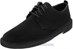 derby du désert de Londres pour hommes Clarks noirs Hommes N6R8B339 Clarks côté noir