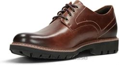derbys lea clarks batcombe hall pour hommes marron beige foncé Hommes N6R8B507 Clarks Léa marron beige foncé