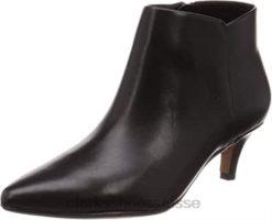 escarpins à bride arrière Linvale Sea pour femmes Clarks noir femmes N6R8B773 Clarks Cuir noir