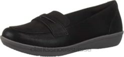 femmes 26137762 ayla form clarks nubuck synthétique noir femmes N6R8B1909 Clarks nubuck synthétique noir