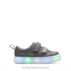 flare bug fst g fit clarks cuir gris foncé unisexe N6R8B4951 Clarks cuir gris foncé