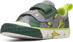 foxing lo bambin textile toile gris clarks enfants N6R8B766 Clarks