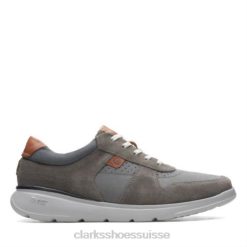 gaskill vibe combi clarks gris foncé Hommes N6R8B4454 Clarks combi gris foncé
