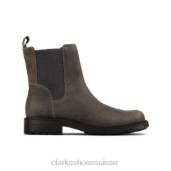 haut clarks orinoco2 gris foncé unisexe N6R8B4208 Clarks gris foncé