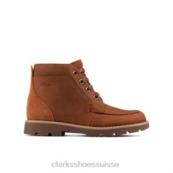 Heath Lace Inf G Fit Clarks en cuir beige unisexe N6R8B4782 Clarks cuir beige