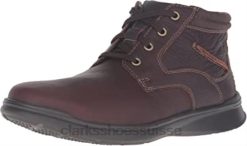 hommes cotrell Rise cotrell Rise Clarks marron huileux Hommes N6R8B2933 Clarks marron gras