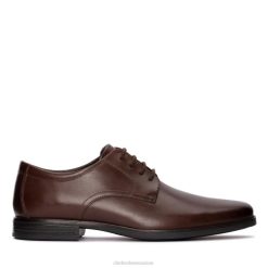 Howard Walk cuir marron foncé cuir marron foncé Clarks unisexe N6R8B5478 Clarks cuir marron foncé