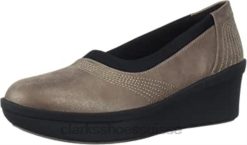 marche femme rose sky plateforme clarks étain textile femmes N6R8B2573 Clarks textile en étain