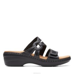 merliah corail clarks cuir noir femmes N6R8B3295 Clarks Cuir noir