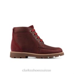 merlot heath lace inf g fit clarks unisexe N6R8B4788 Clarks merlot
