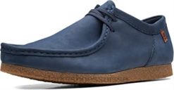 mocassin shacre ii run pour hommes clarks marine nubuck Hommes N6R8B1877 Clarks nubuck bleu marine